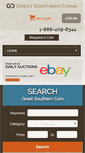 Mobile Screenshot of greatsoutherncoins.com